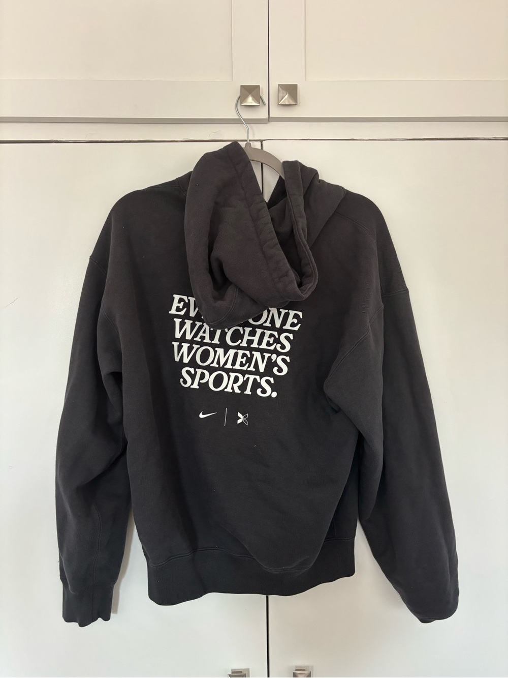 Nike Hoodie with "Everyone Watches Women's Sports." By Togethxr